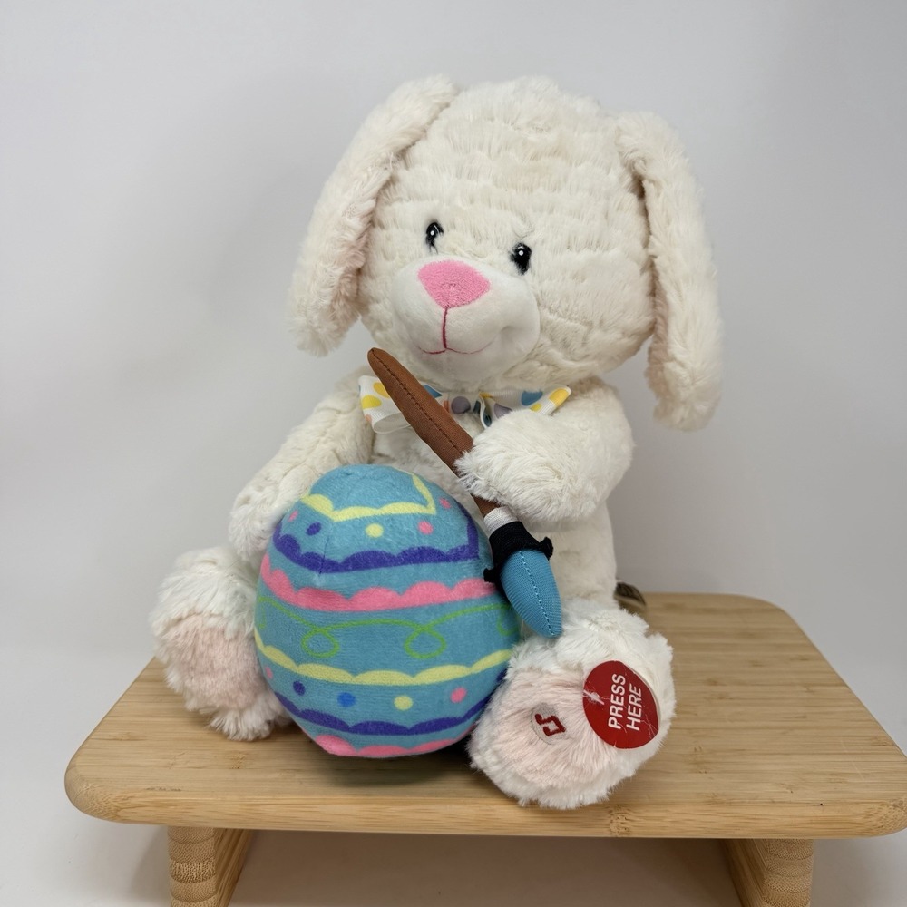 Cuddle Barn Easter Animated Rabbit Eggbert Sings What A Colorful World Works